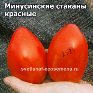 Минусинские стаканы красные