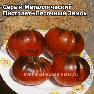 Серый Металлический Пистолет + Песочный Замок